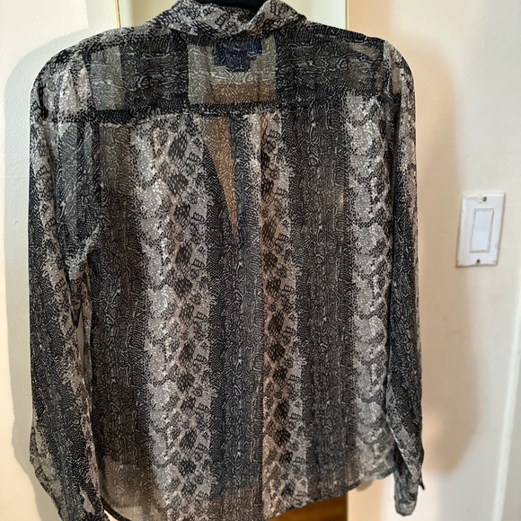Envy Me Button Up Long Sleeve Blouse - Picture 5 of 5